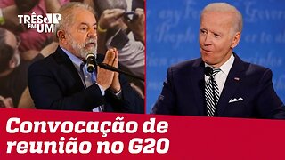 Lula elogia Biden e pede auxílio para a vacinação