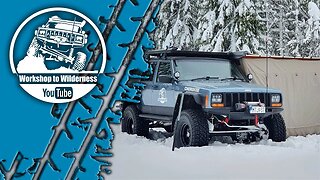 A Remote Wilderness Winter Jeep Camp (Overland Vlog 1)