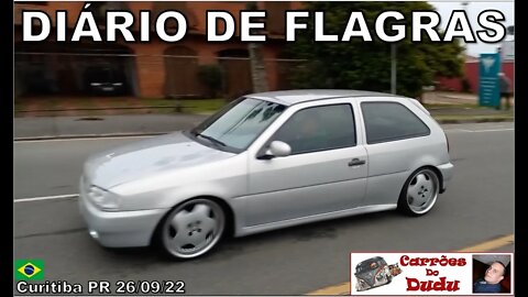 Diário Flagras 26/09/22 Carrões Dudu Curitiba BRAZIL VW Gol rodas AMG Hummer H3T Lexus CT200h Twingo