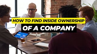 How To Find Inside Ownership Of A Company