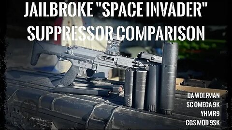Suppressor Comparison with the Jailbroke "Space Invader"