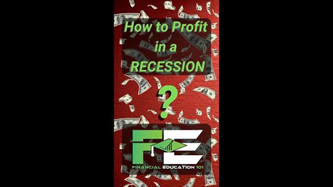 How to Profit in a RECESSION (MUST WATCH)!!! #shorts
