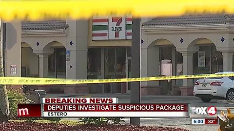Suspicious package found at 7-Eleven in Estero turns out to be luggage
