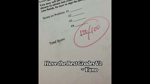 Have the best grades V2 Subliminal