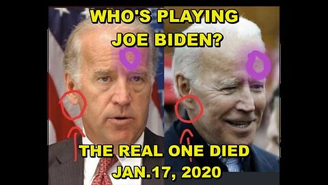 JOE BIDEN HAS BEEN DEAD SINCE JAN. 17,2020 - OBITUARY WAS REMOVED TODAY TO HIDE THE TRUTH