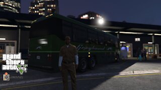 GTA V GTA 5 GTAVOL Working For Greyhound at Dashound Bus Depot going to Wonderland in Paleto Day 20