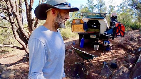 Building an Off-Grid Mountain Ranch by Hand:: Finishing Up the Driveway to my Campsite