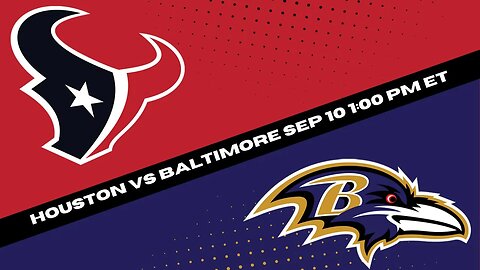 Baltimore Raven vs Houston Texans NFL Picks, Predictions, and Odds - Football Best Bet