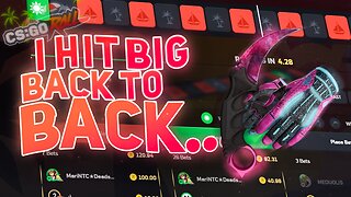 We hit BIG back to back on CSGOROLL..!!! (CRAZY)