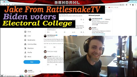 Ep 5: My apology/invite to Jake RattlesnakeTV, Electoral College, republic VS democracy