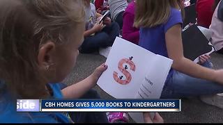 CBH Homes donates 5,000 books to kindergartners