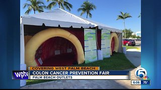 Colon cancer prevention fair held at Palm Beach Outlets