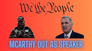 McCarthy OUT as Speaker of the House