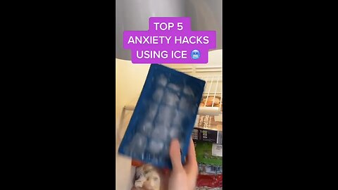 🥶 Top 5 Anxiety Hacks Using Ice 🧊 - Dr Julie #shorts