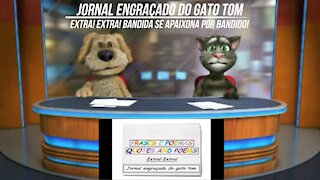 Jornal engraçado do gato tom: Ator é preso em peça de teatro! [Frases e Poemas]