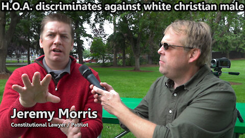 Mr. Christmas discusses federal judicial tyranny & discrimination by homeowners association - 1 of 3