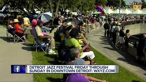 Detroit Jazz Festival on Labor Day weekend in downtown Detroit