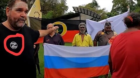 Australian Aboriginals stand with Russia! / Аборигены Австралии выступили Zа Россию!