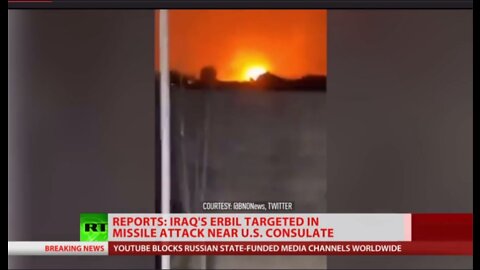 SEVERAL ROCKETS STRIKE AREA NEAR US CONSULATE IN ERBIL, IRAQ