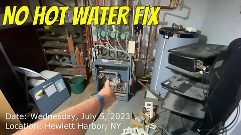 No Domestic Hot Water Indirect Fired Water Heater Bad Switching Relay Replaced with Taco SR506