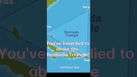 the bermuda triangle is fake... #shorts