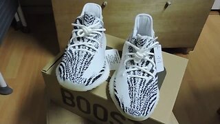 UNBOXING:ADIDAS YEEZY 350 BOOST “ZEBRA" REVIEW/unboxing
