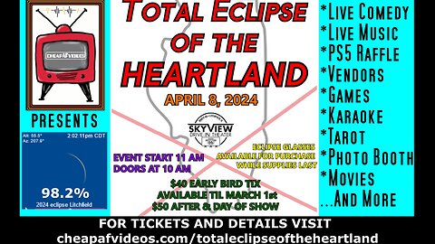 Total Eclipse of the Heartland 4/08/2024