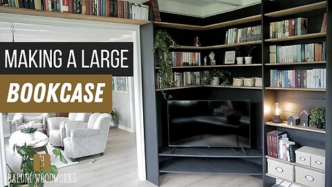 Making a Large BOOKCASE / SHELF-UNIT