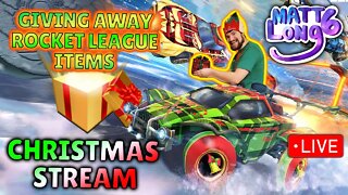 Free Rocket League Items Christmas Gift Giveaway for subscribers watching live!