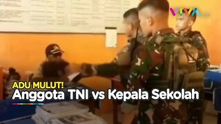 Cinta Mati Indonesia, Anggota TNI Damprat Kepala Sekolah Gegara Upacara