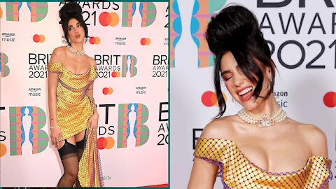 Dua lipa looking gorgeous at Brit awards 2021