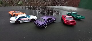 Unboxing and release a Hotwheels Nissan 5 pack