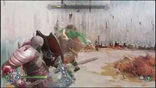 Beigadr the Feared Boss Fight | God of War: Ragnarök 4K Clips (PS5, PS4) | God of War Ragnarok