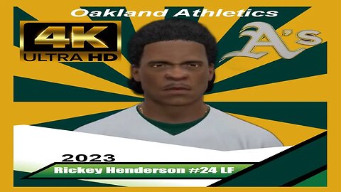 How To Create Rickey Henderson MLB The Show 23 | No Headshape