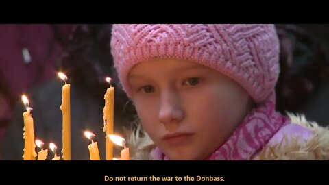 Prayer of Donbass children...