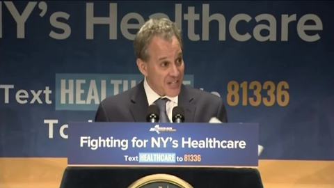 NY Attorney General says he'll sue over GOP health care bill (Raw)