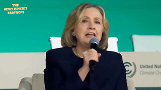 Hilarious: Hillary Clinton "talks" about climate change, her husband cheating on her, stolen election, Epstein island...