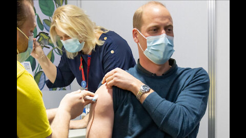 Prince William has received his first coronavirus vaccine