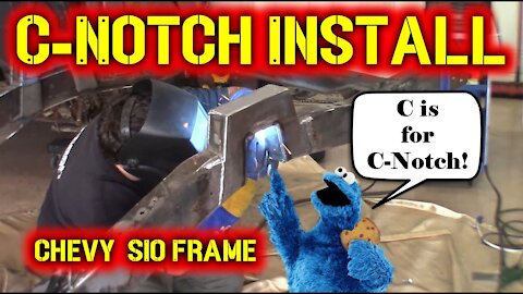 PART 16 - 1952 Chevy 3100 - C-NOTCH INSTALL! (Chevy S10 Frame)