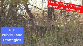 DIY public land strategies #15 | Getting away from hunting pressure