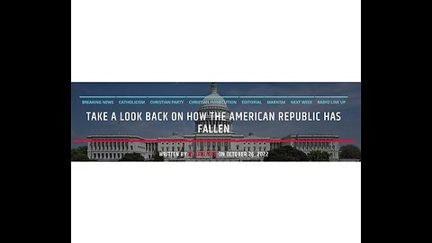 Taking A Look Back On How The American Republic Has Fallen