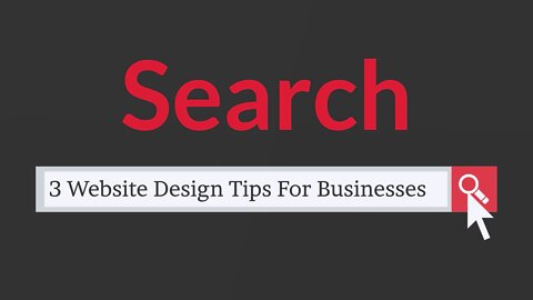 3 Website Design Tips For Businesses