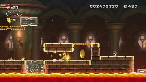 Roy's Conveyor Castle - New Super Mario Bros. U Deluxe (Rock Candy Mines)