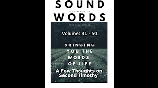 Sound Words, A Few Thoughts on Second Timothy