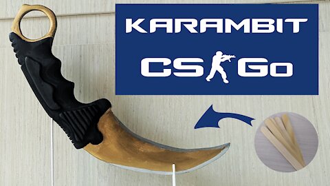 DIY MAKE KARAMBIT CSGO WITH POPSICLE STICK