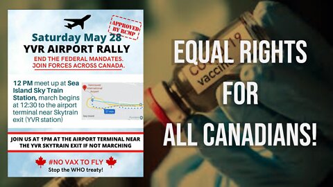 Vancouver Airport: Canadians Across the Nation Protest Travel Discrimination