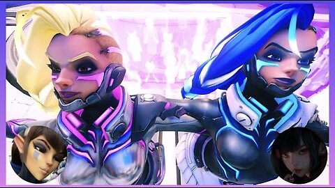 Augmented Sombra x CyberSpace Sombra Big Booty Pics in Game w/​⁠ @_Otsutsuki - Overwatch 2 (18+)