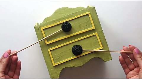 DIY Decorative Miniature Dresser | Cardboard idea | Paper craft