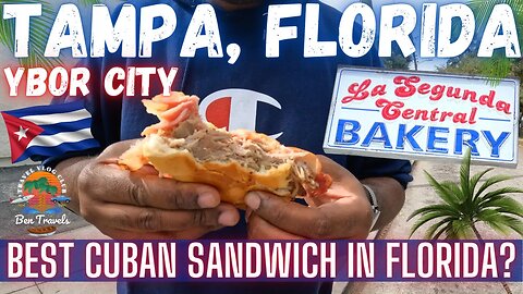 I Went To La Segunda Central Bakery In Tampa Florida Ybor City | Best Cuban Sandwiches In Florida? 🌴