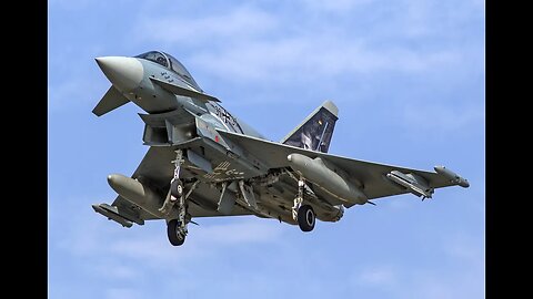 Euro fighter Typhoon Lossiemouth.